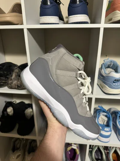 Pre-owned Jordan Brand 11 Cool Grey Shoes