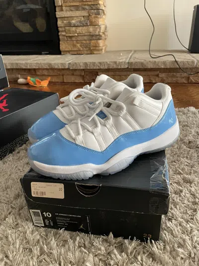 Pre-owned Jordan Brand 11 Low Unc Shoes In White