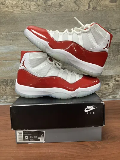 Pre-owned Jordan Brand 11 Retro Cherry Red Shoes
