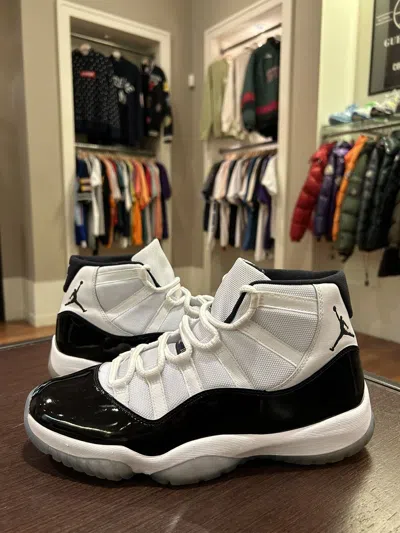 Pre-owned Jordan Brand 11 Retro Concord (2018) Shoes In Black/white
