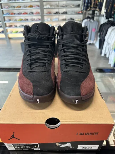 Pre-owned Jordan Brand 12 Retro Sp A Ma Maniére Black (women's) Shoes (size 10.5)