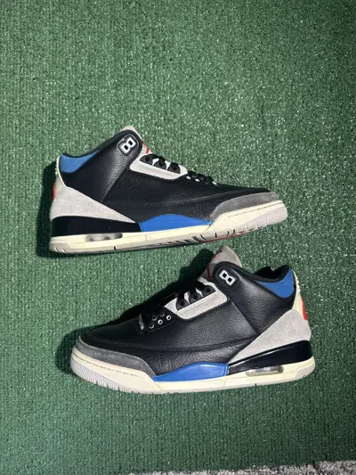 Pre-owned Jordan Brand 3 Air Shoes In Black