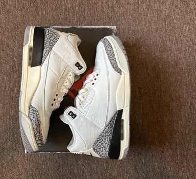 Pre-owned Jordan Brand 3 Reimagined - White Cement Shoes