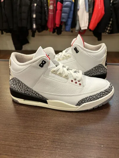 Pre-owned Jordan Brand 3 Retro ‘white Cement Reimagined' Shoes