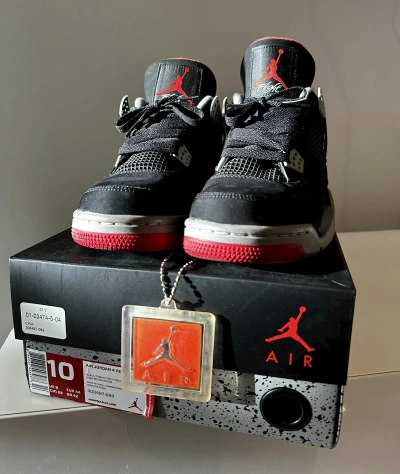 Pre-owned Jordan Brand 4 Bred 2012 Shoes In Black