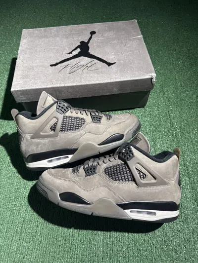 Pre-owned Jordan Brand 4 Cave Stone Shoes In Brown