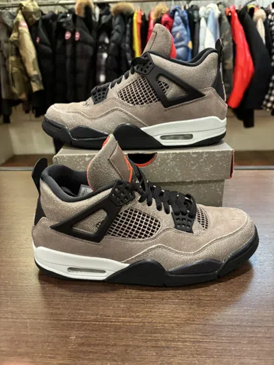 Pre-owned Jordan Brand 4 Retro ‘taupe Haze' Shoes In Brown
