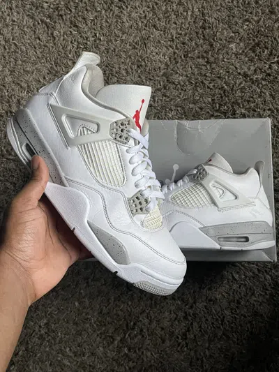 Pre-owned Jordan Brand 4 White Oreo Shoes