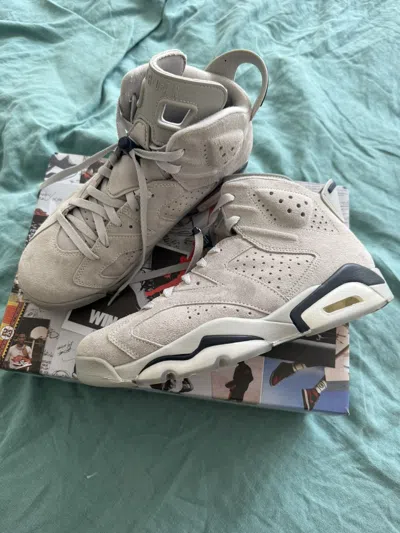 Pre-owned Jordan Brand 6 ‘georgetown' Magnet Shoes In Gray
