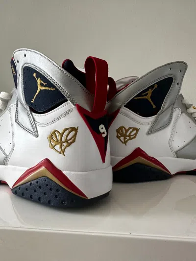 Pre-owned Jordan Brand 7 For The Love Of The Game Shoes In White