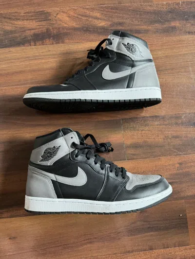 Pre-owned Jordan Brand Air Jordan 1 Retro High Og Shadow (2018) Shoes In Black