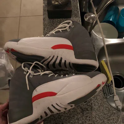 Pre-owned Jordan Brand Air Jordan 12 Retro Cool Grey Shoes In Gray