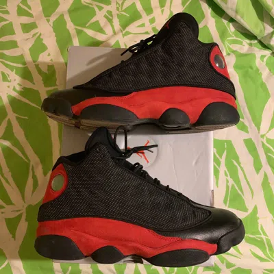 Pre-owned Jordan Brand Air Jordan 13 Retro Bred 2017 Shoes In Black
