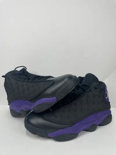 Pre-owned Jordan Brand Air Jordan 13 Retro Court Purple Shoes In Black
