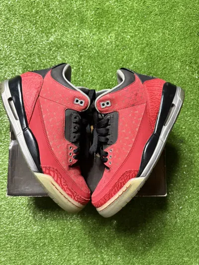Pre-owned Jordan Brand Air Jordan 3 Retro Doernbecher 2010 Shoes In Red