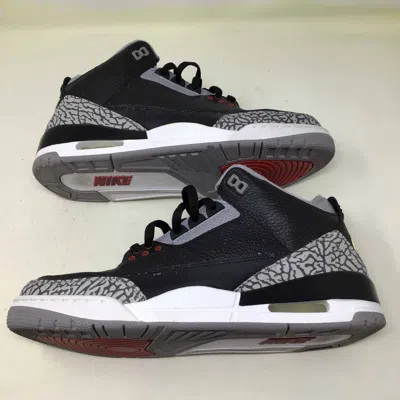 Pre-owned Jordan Brand Air Jordan 3 Retro Og Black Cement 2018 Shoes