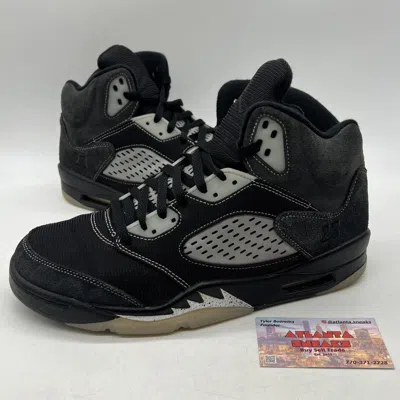 Pre-owned Jordan Brand Air Jordan 5 Anthracite Shoes In Black