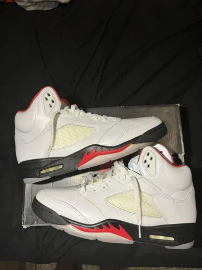 Pre-owned Jordan Brand Air Jordan 5 Fire Red (2020) Shoes