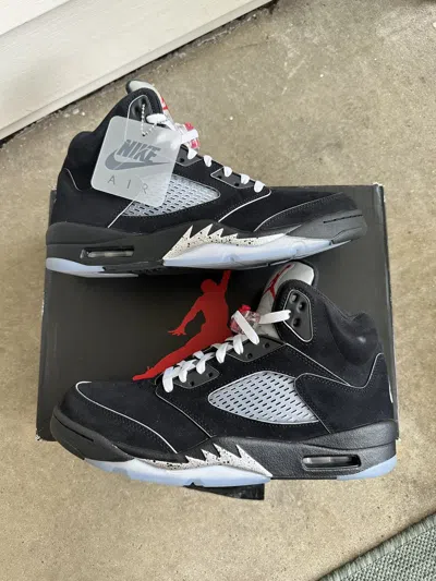 Pre-owned Jordan Brand Air Jordan 5 Retro Og Black Metallic Reimagined Size 11 Shoes