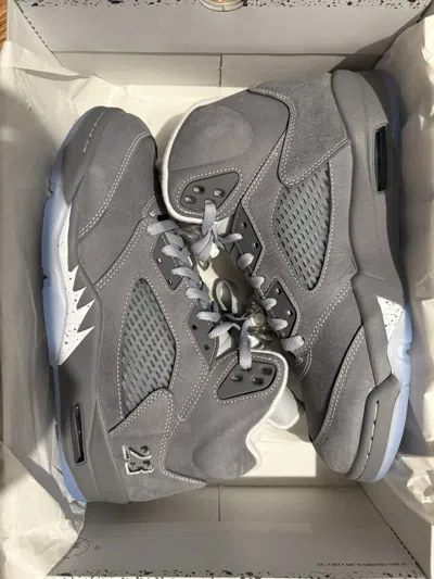 Pre-owned Jordan Brand Air Jordan 5 Retro ‘wolf Grey' 2026 Shoes In Gray