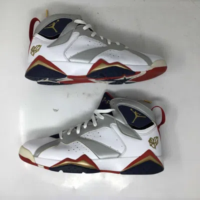Pre-owned Jordan Brand Air Jordan 7 Retro For The Love Of The Game Shoes In White
