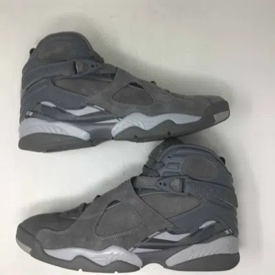 Pre-owned Jordan Brand Air Jordan 8 Retro Cool Grey Shoes In Gray