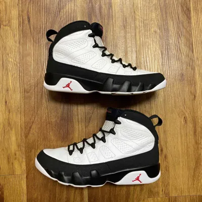 Pre-owned Jordan Brand Air Jordan 9 Retro Og Space Jam 2016 Shoes In White