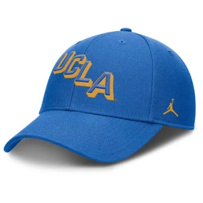 Jordan Brand Blue Ucla Bruins Slanted Primetime Rise Performance Adjustable Hat