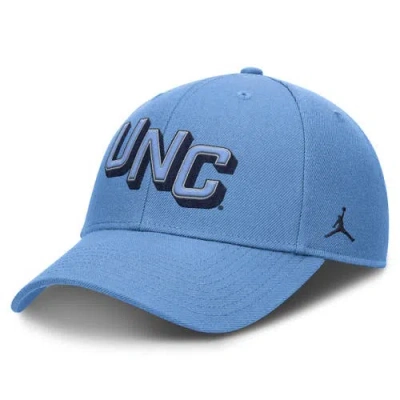 Jordan Brand Carolina Blue North Carolina Tar Heels Slanted Primetime Rise Performance Adjustable Ha