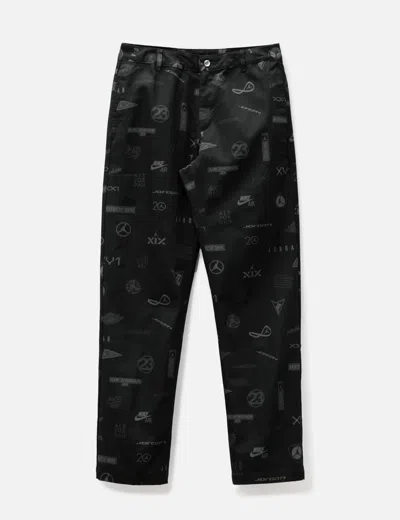 Jordan Brand Jordan Flight Heritage Woven Trousers In Black