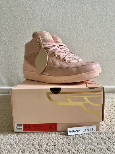 Pre-owned Jordan Brand Just Don X Air Jordan 2 Retro ‘arctic Orange' Shoes In Pink