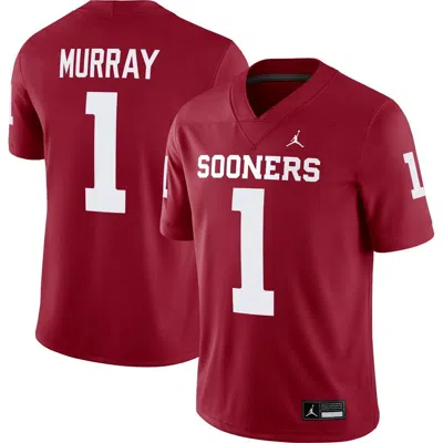 Jordan Brand Kyler Murray Crimson Oklahoma Sooners Game Jersey In Red