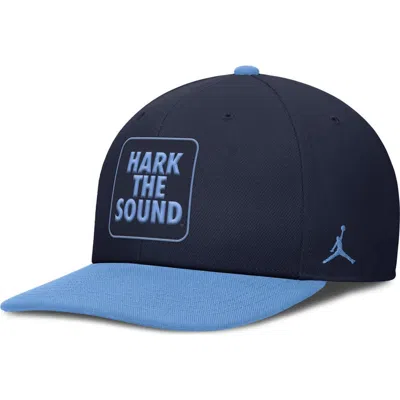 Jordan Brand Navy/carolina Blue North Carolina Tar Heels 2025 Sideline Campus Pro Local Snapback Hat