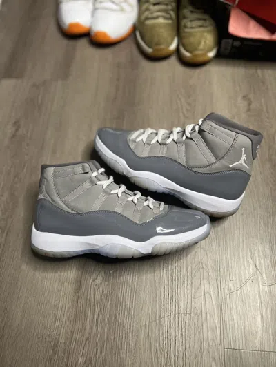 Pre-owned Jordan Brand Nike Air Jordan 11 Cool Grey (2021) Shoes In Gray