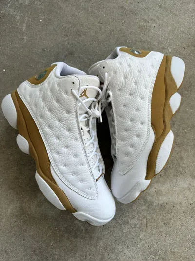 Pre-owned Jordan Brand Nike Air Jordan 13 Retro Wheat 2023 Size 11.5 Shoes In White