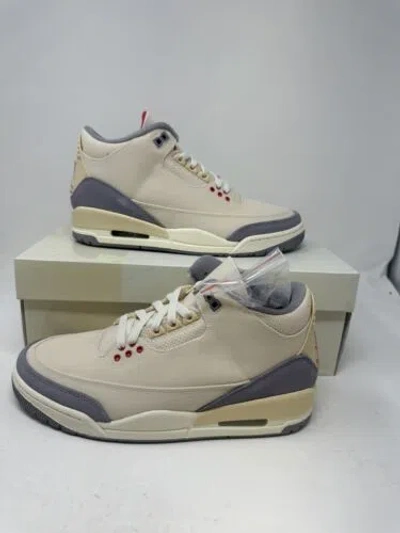 Pre-owned Jordan Brand Nike Air  3 Retro Muslin Men's Sizes Dh7139-100 In Beige