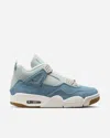 Jordan Brand Nike Air Jordan 4 Retro Tex | White | Size: In Blue