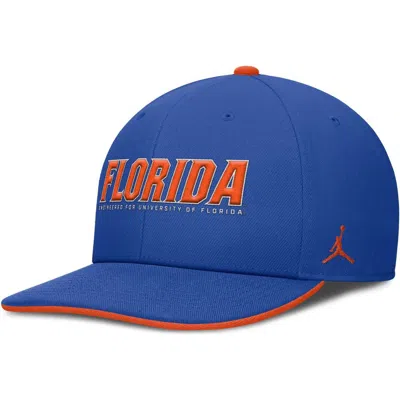 Jordan Brand Royal Florida Gators 2025 On-field Pro Performance Adjustable Hat