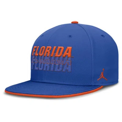 Jordan Brand Royal Florida Gators True Primetime Performance Fitted Hat In Blue