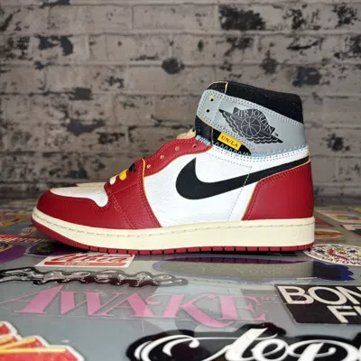 Pre-owned Jordan Brand Union La X Air Jordan 1 High Og Sp Chicago Shadow Size 10 New Shoes In Red