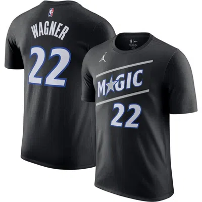 Jordan Brand Unisex  Franz Wagner Black Orlando Magic Name & Number T-shirt