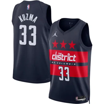 Jordan Brand Unisex  Kyle Kuzma Navy Washington Wizards 2024/25 Swingman Jersey