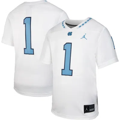 Jordan Brand Kids' Youth  #1 White North Carolina Tar Heels Untouchable Replica Game Jersey