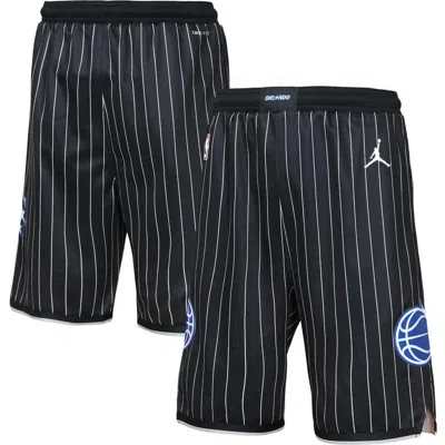 Jordan Brand Youth  Black Orlando Magic Authentic Statement Edition Swingman Shorts