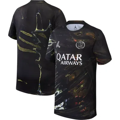 Jordan Brand Youth  Black Paris Saint-germain 2025/26 Fifth Stadium Replica Jersey