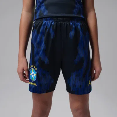 Jordan Brand Kids' Youth  Blue Brazil National Team Dri-fit Stadium Replica Shorts