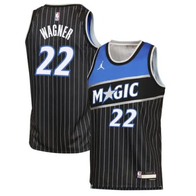 Jordan Brand Kids' Youth  Franz Wagner Black Orlando Magic Swingman Jersey