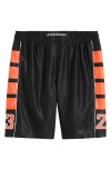 Jordan Brooklyn Cat Scratch Shorts In Black
