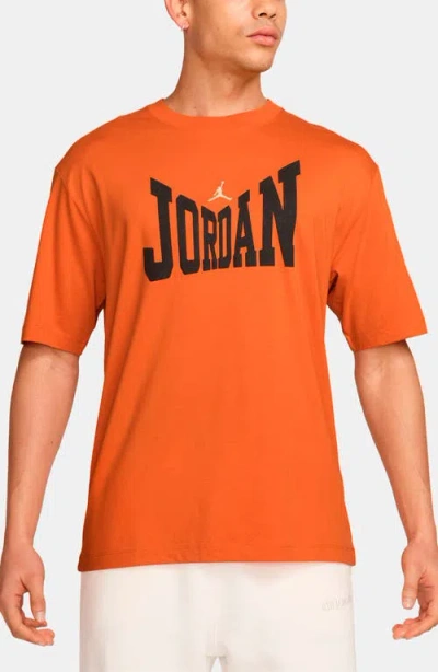 Jordan Brooklyn Collegiate Graphic T-shirt In Orange
