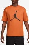 Jordan Brooklyn Collegiate Oversize Jumpman Graphic T-shirt In Orange